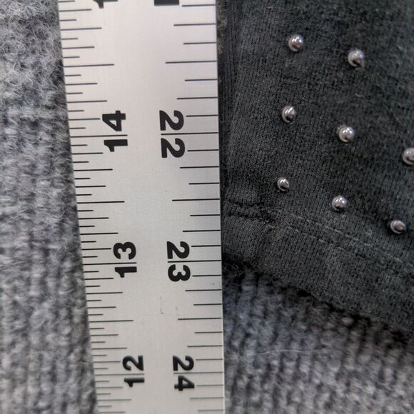 Lysse Women's Pull On Leggings Black Large Stretch Elastic Waistband Studded - Picture 12 of 12